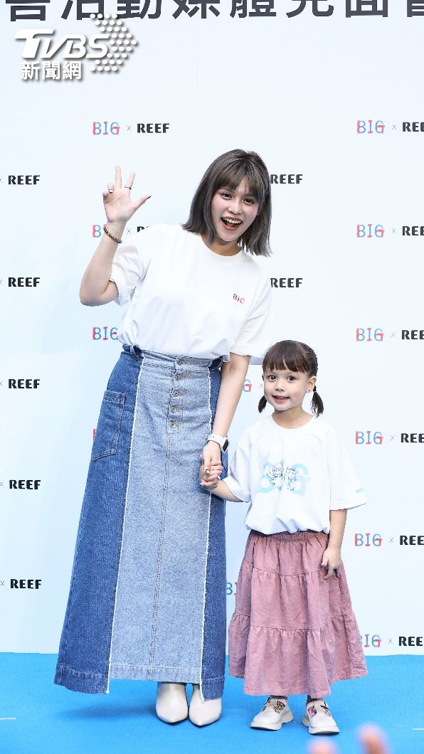 夏宇童與童星努拉。(圖/張哲鳴攝)