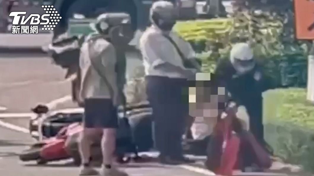 才驗完尿就去買毒?男騎士違規被攔 撞警車慘遭噴辣椒水
