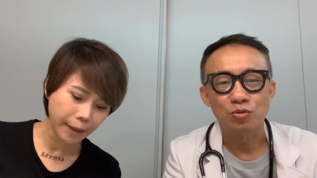 詹雅雯(左)和許常德昨晚開直播澄清靠病情賣票一事。(圖/翻攝自詹雅雯臉書)