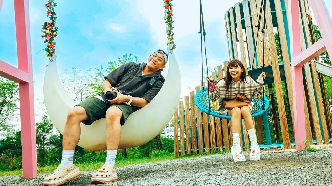 Junior、林萱瑜互動閃瞎外界。(圖/翻攝自Junior臉書)