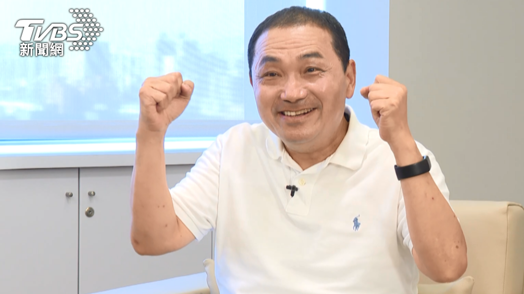 國民黨總統候選人侯友宜。(圖/TVBS)