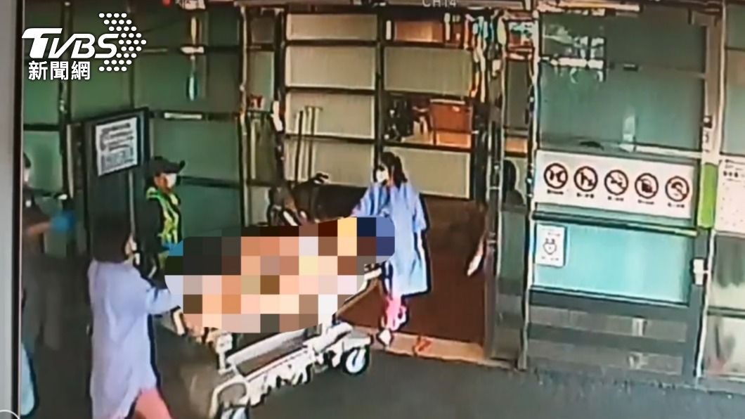 乘客羅男救出時已沒了呼吸心跳,經送醫急救後仍宣告不治。(圖/TVBS)