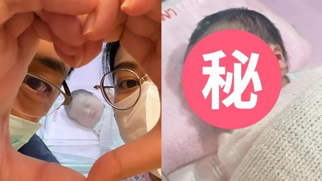 八點檔女星生了!15分鐘擠出寶貝女兒 喜曬「一家三口」溫馨照