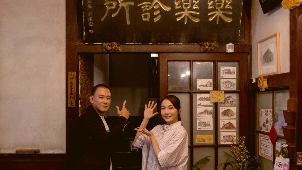 正在趕拍戲的王識賢露面回應傳聞。(圖/東森提供)