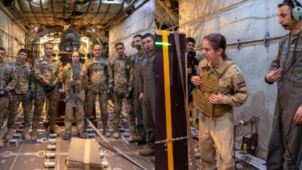 親自上陣!23歲約旦公主空投物資援加薩 霸氣軍裝照曝