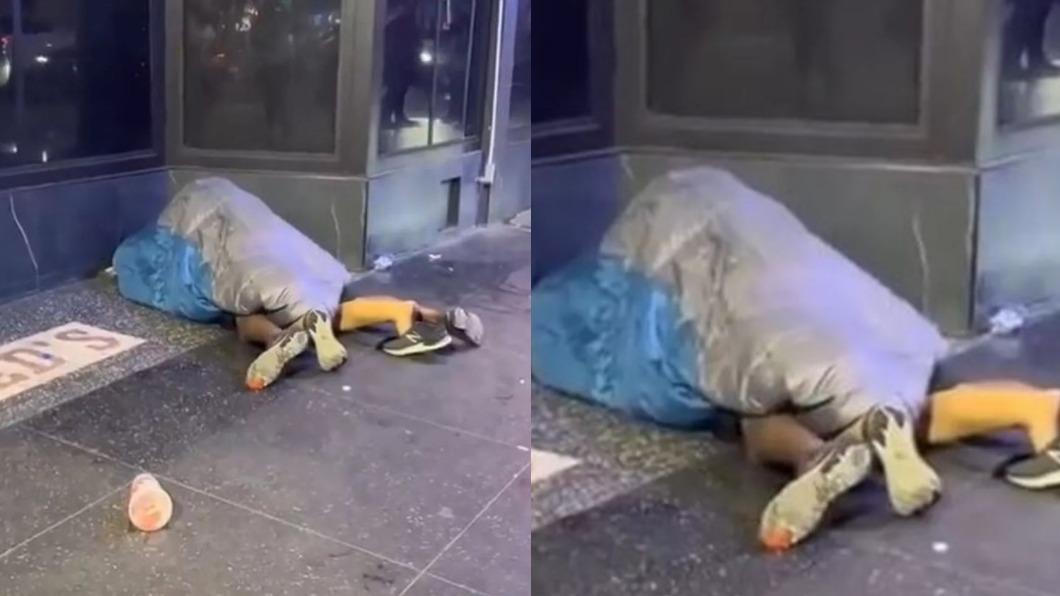 街頭活春宮「男上加男」!好萊塢蠕動奇觀 他塞睡袋狂抖激戰