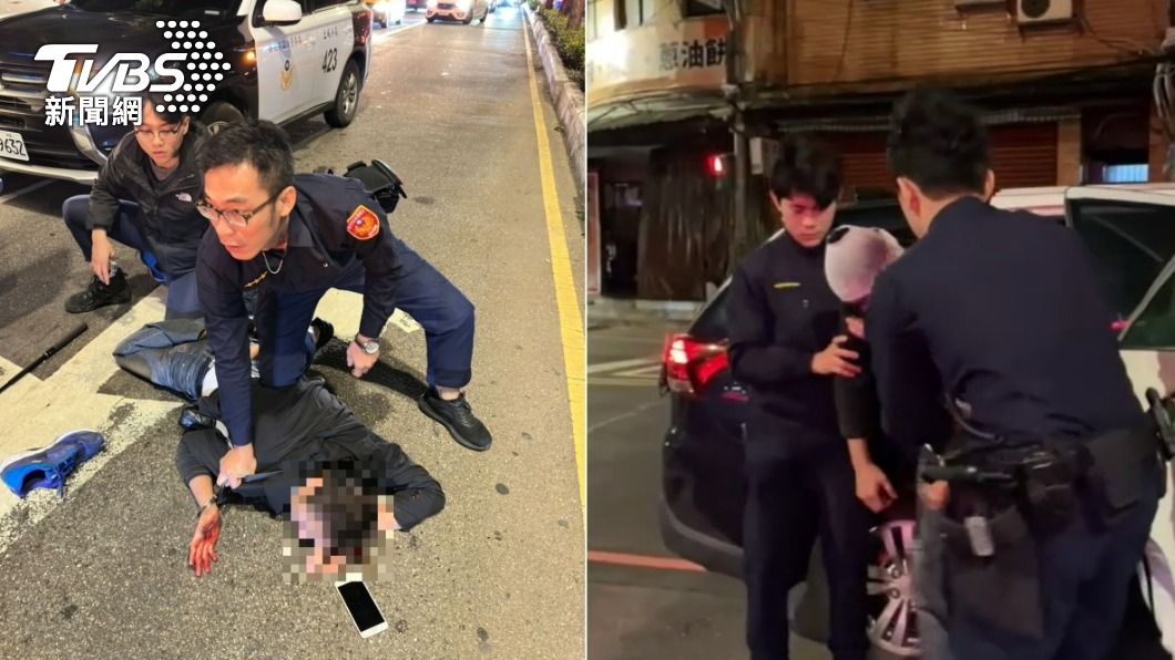 偷車賊新北街頭狂飆還撞警　慘遭壓制「頭部血流」狼狽落網