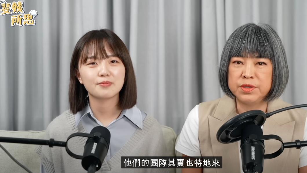范琪斐在節目說明約訪賴清德的過程。(圖/翻攝自《斐姨所思》YouTube)