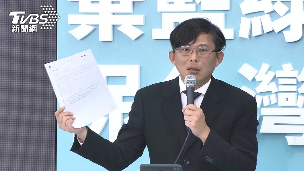 民眾黨不分區立委提名人黃國昌。(圖/TVBS)