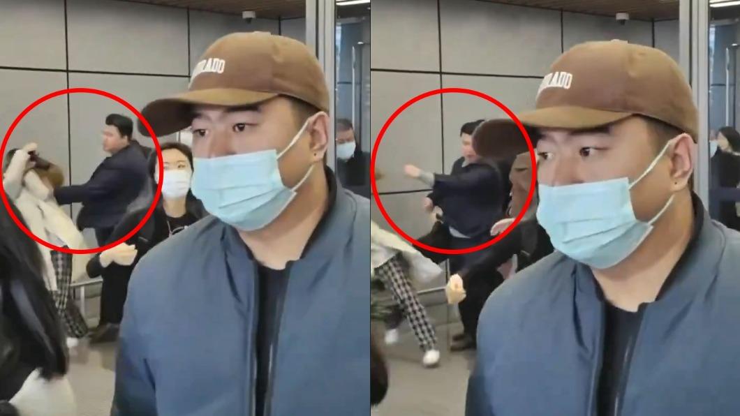 黑道?韓男團「保鑣推飛粉絲」被炎上 看熊貓「驅離民眾」還違規