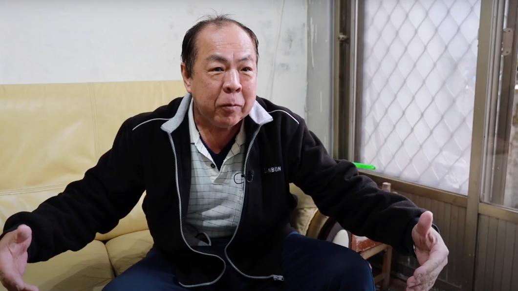 賴清德老家鄰居簡嵩文。（圖／吳紹瑜攝）