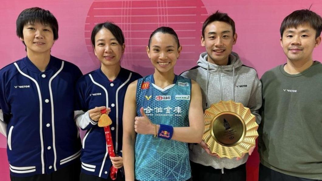 戴資穎榮獲年終賽冠軍。(圖/翻攝IG 戴資穎)