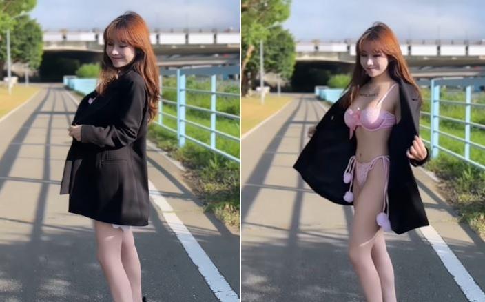 韶瑄為JKF女郎。(圖/翻攝自爆廢1公社臉書)