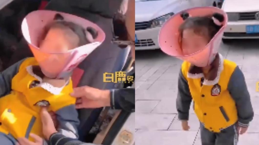 防孫女玩手機！陸男讓她戴「羞恥圈」　網怒轟：虐童　