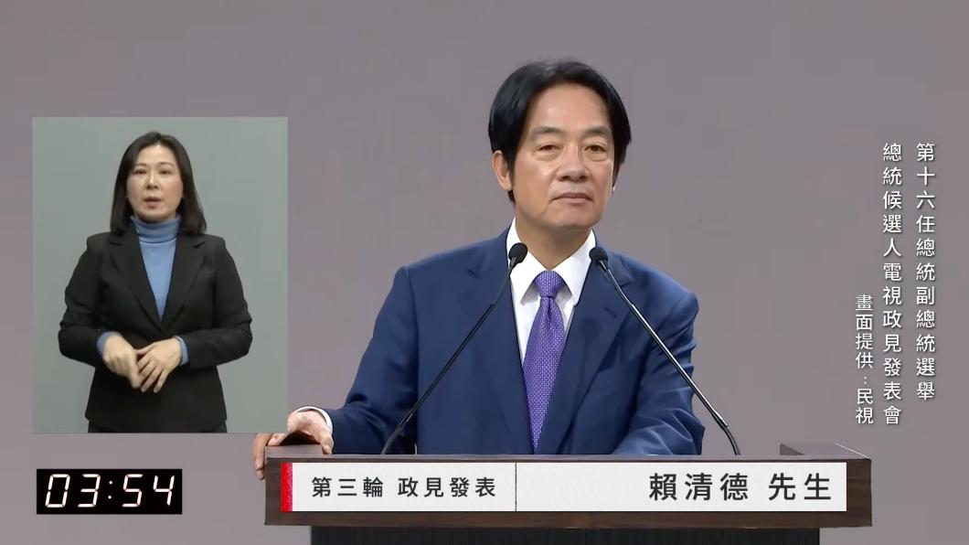 總統政見會/稱在陸眼中選總統就是台獨 賴清德:難不成侯、柯在選特首?