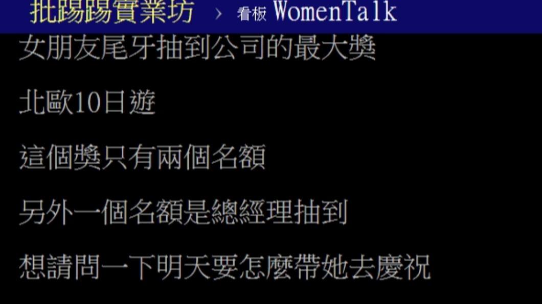 原PO發文。（圖／翻攝自PTT）