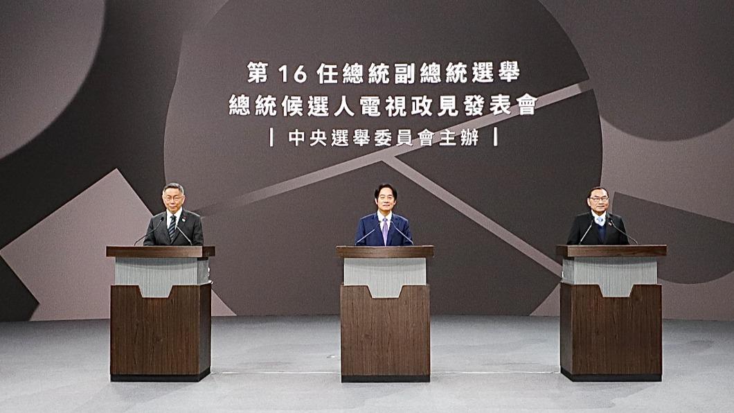 柯文哲酸藍綠貪污、債留子孫。（圖／中選會提供）