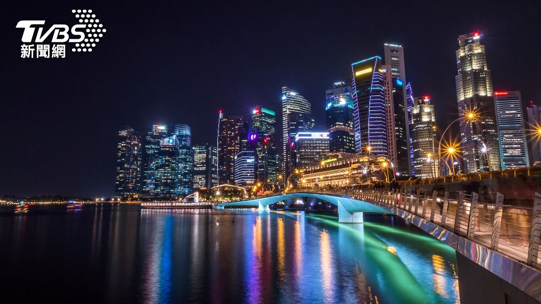 新加坡夜景。(圖/shutterstock達志影像)