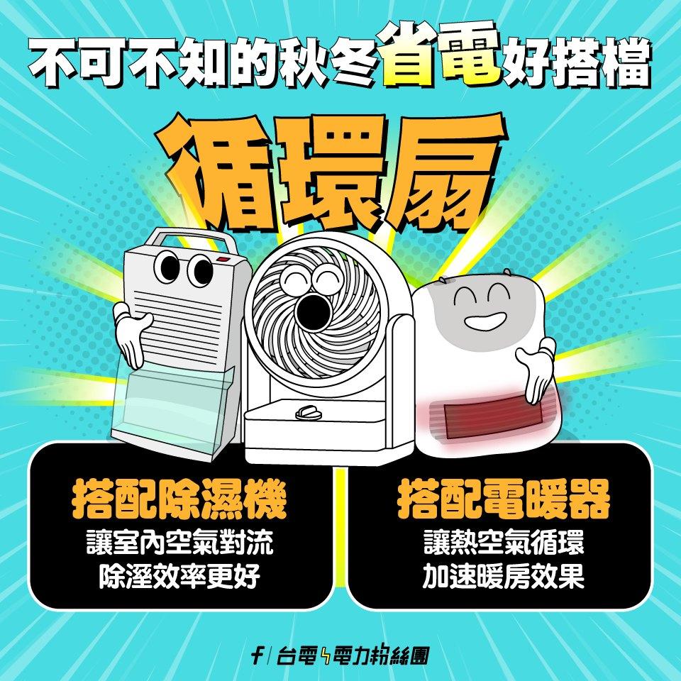 台電提醒民眾冬季用電注意事項。(圖/翻攝臉書 台電電力粉絲團)