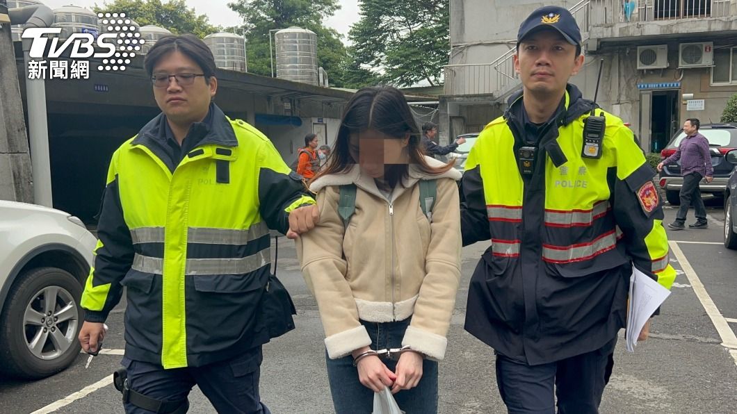 女子被移送法辦。(圖/TVBS)