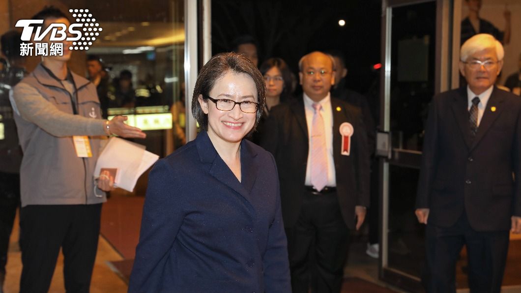 民進黨副總統候選人蕭美琴。（圖／胡瑞麟攝）