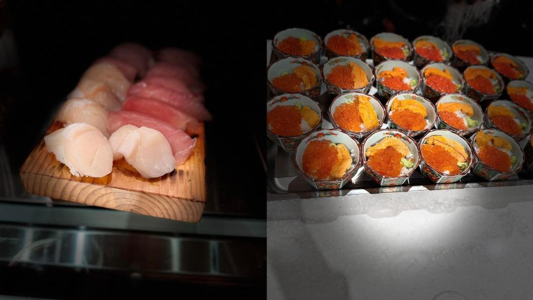 超哥在這頓慶生餐中,準備了非常多豪華日式料理。(圖/翻攝自「超派人生」臉書)