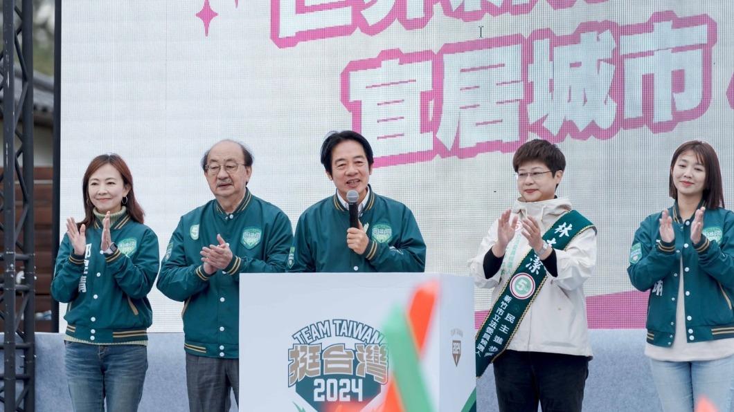 民進黨總統候選人賴清德21日起展開4天3夜環島拼圖。(圖/吳紹瑜攝)