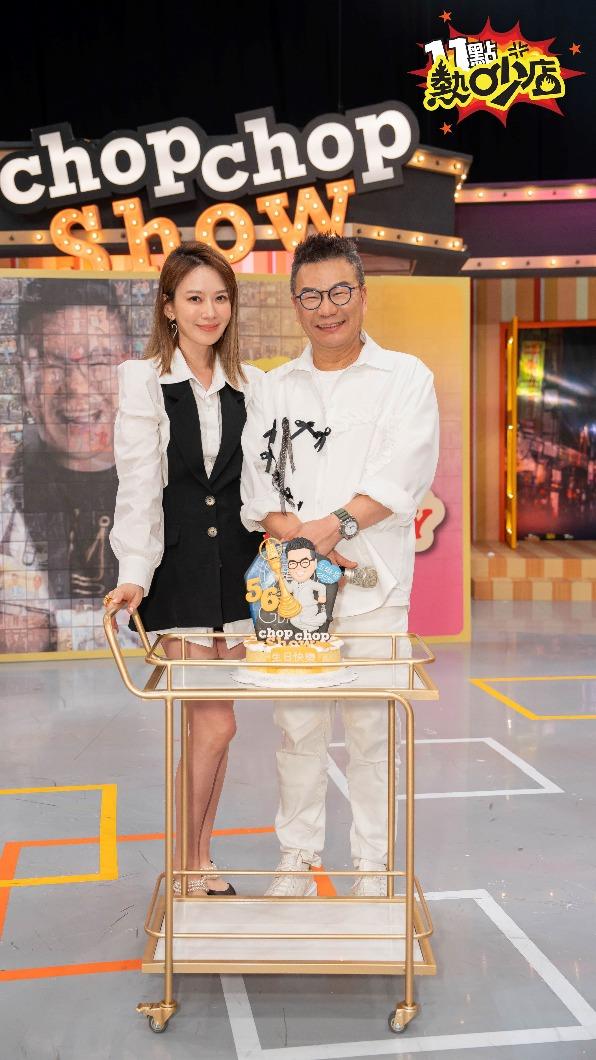 Melody幫沈玉琳慶生。（圖／TVBS）