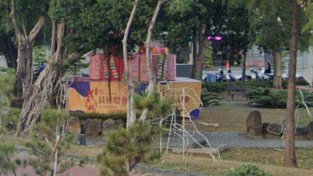 彰化男至員林公園「持菜刀砍3女」又自殘遭收押。(圖/翻攝自GoogleMap)