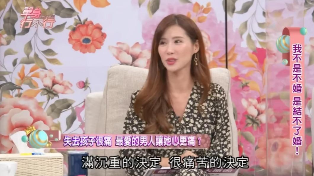沐妍談及拿掉小孩的心情。(圖/翻攝自單身行不行YouTube)