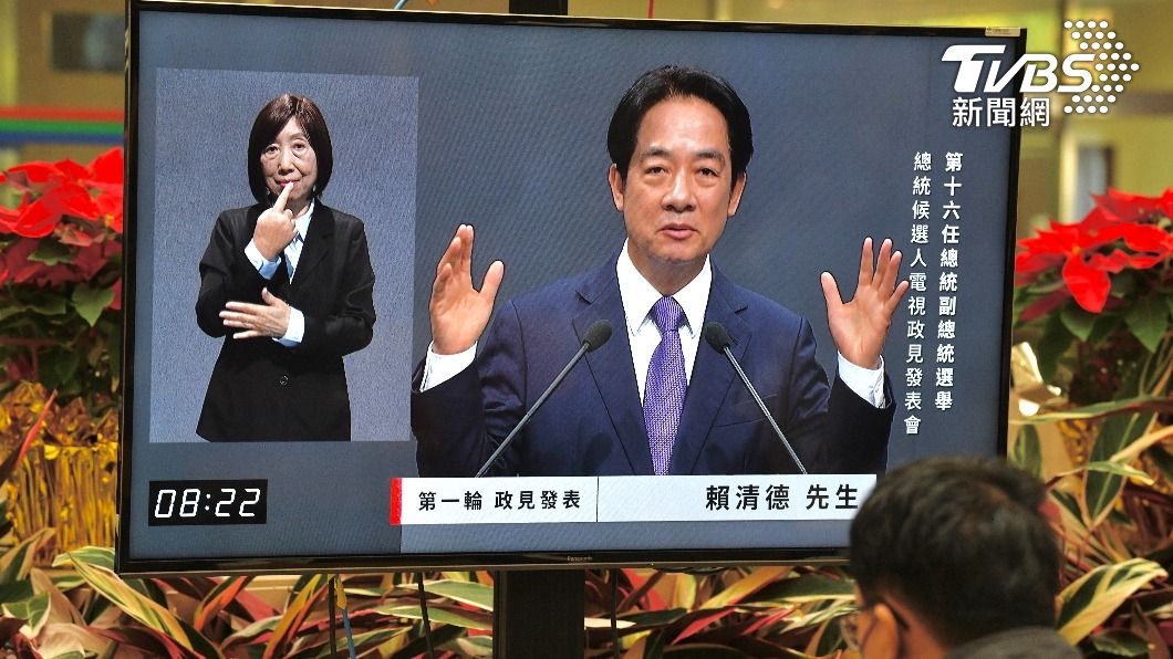 民進黨總統候選人賴清德。(圖/胡瑞麒攝)