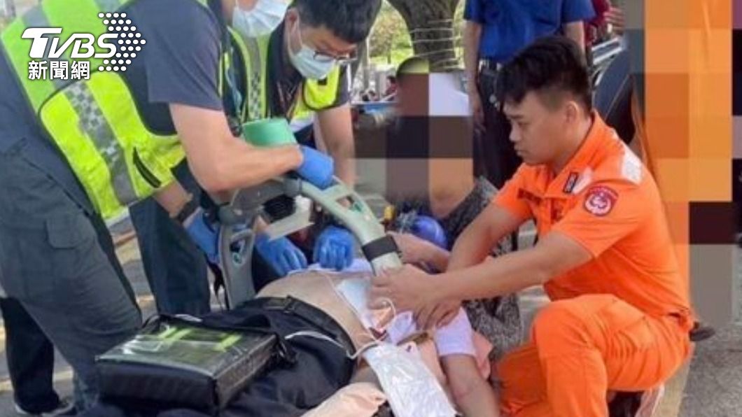 跟死神搶命!台中伯逛漁港突昏迷倒地 救護電擊心臟13次