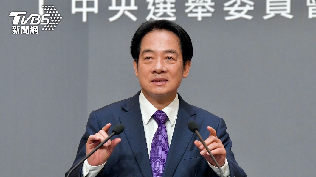 民進黨總統候選人賴清德。(圖/胡瑞麒攝)