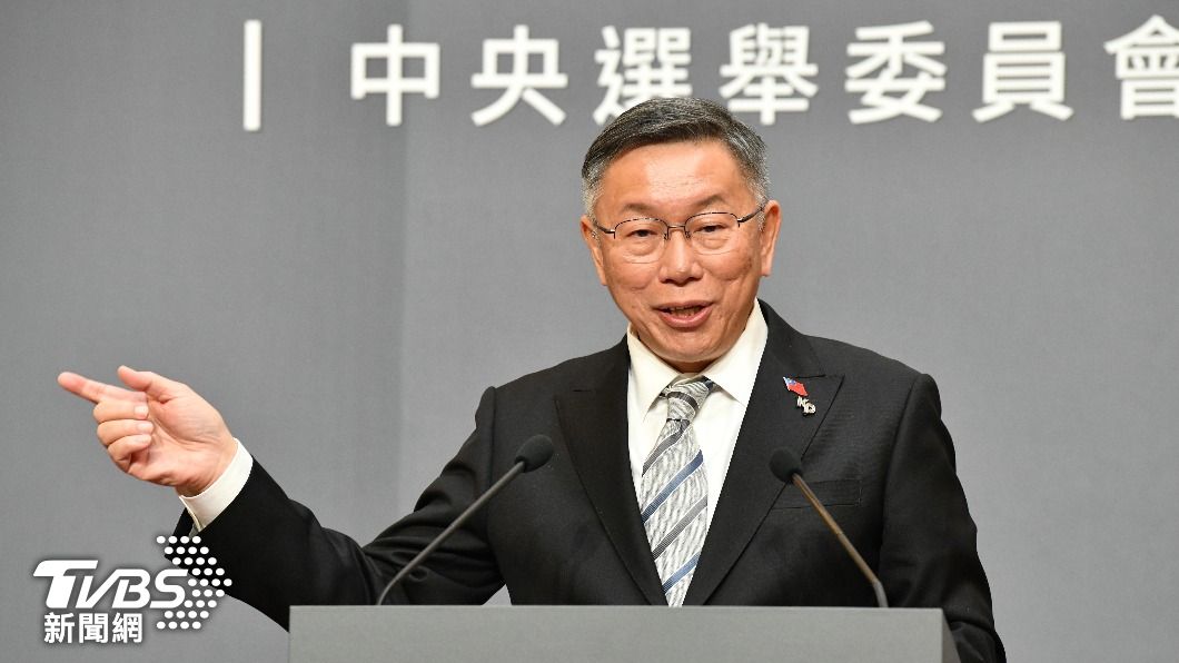柯文哲爆出農地停車場爭議。(圖/胡瑞麒攝)