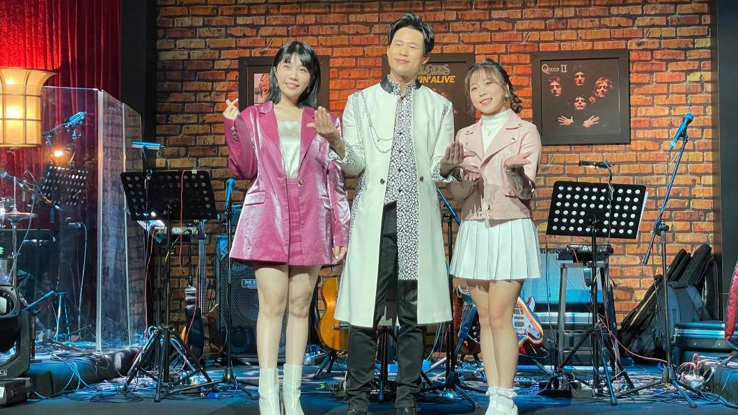 蔡家蓁(左起)、陳國華、吳美琳現身演唱會。(圖/年代MUCH提供)