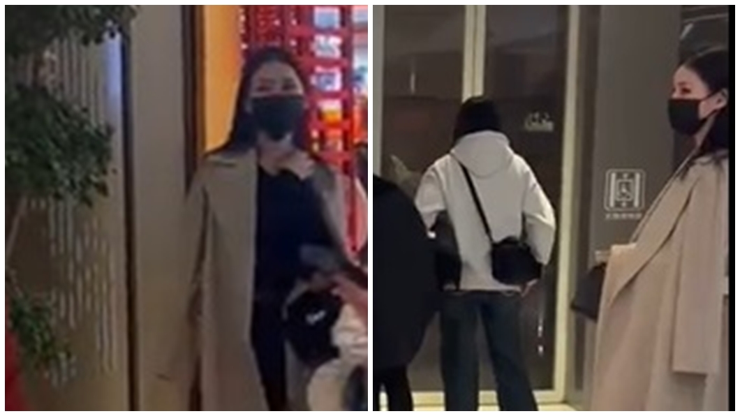 汪小菲被捕捉到和長髮美女共度平安夜。（圖／翻攝微博）
