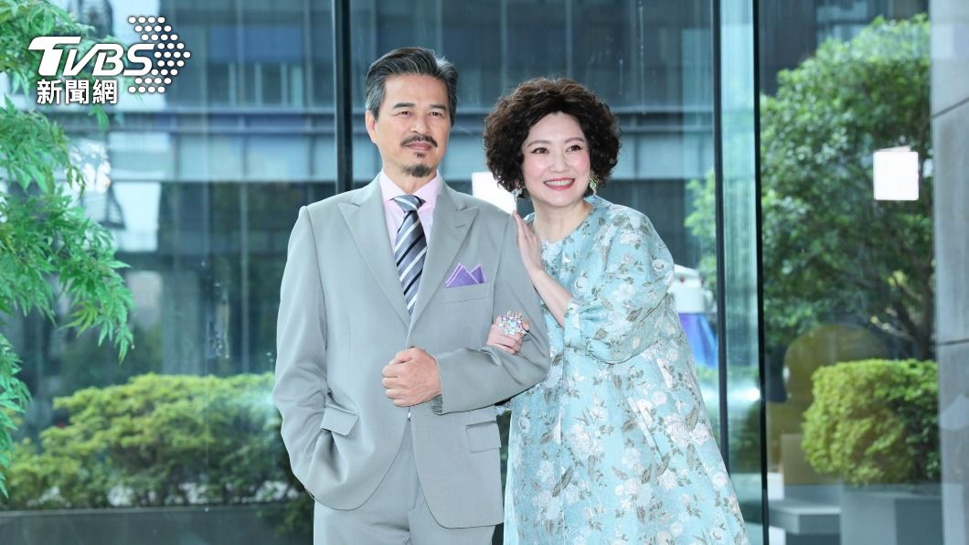 李興文（左）、劉沛緹再次演出夫妻，加入三立八點檔《天道》陣容。（圖／趙世平攝）