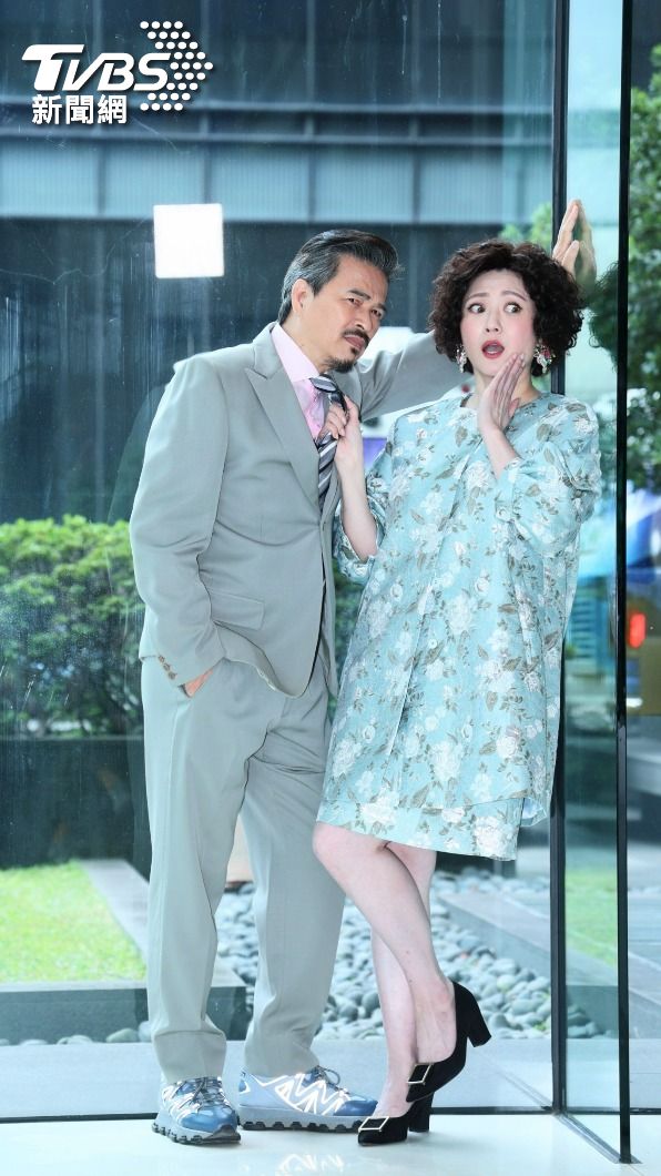 李興文與劉曉憶劇中化身魔王夫妻。(圖/趙世平攝)