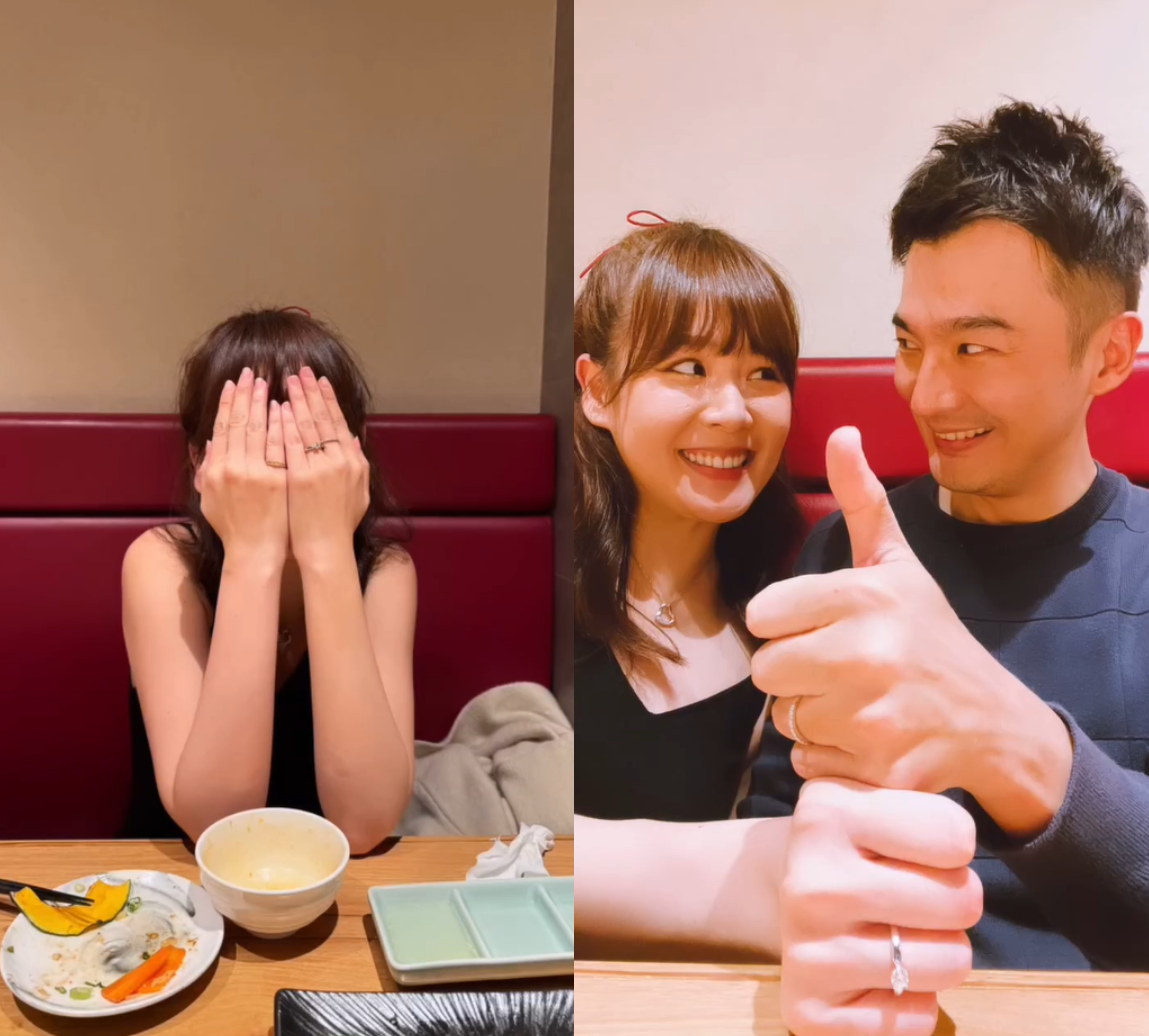 何宜珊曬鑽戒，準備升格準人妻。（圖／翻攝自何宜珊IG）
