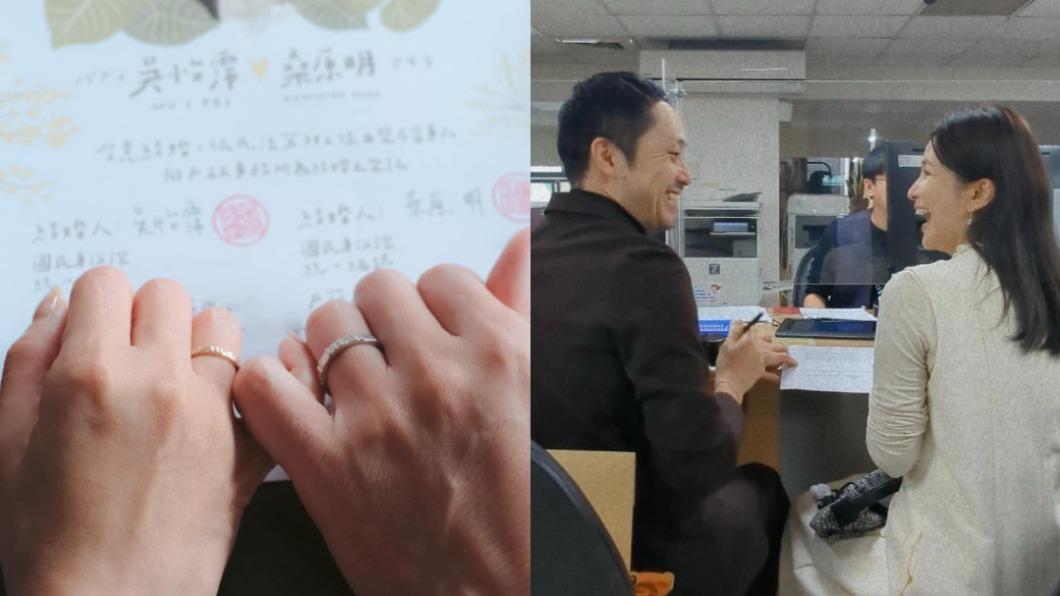 恭喜!吳怡霈、AKIRA在台登記結婚 老公差點改名「大谷翔平」