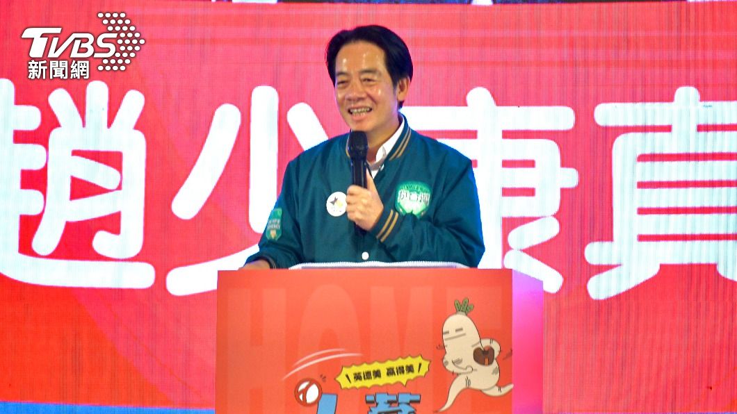 賴清德謝謝趙少康對他的真心推薦。(圖/胡瑞麟攝)