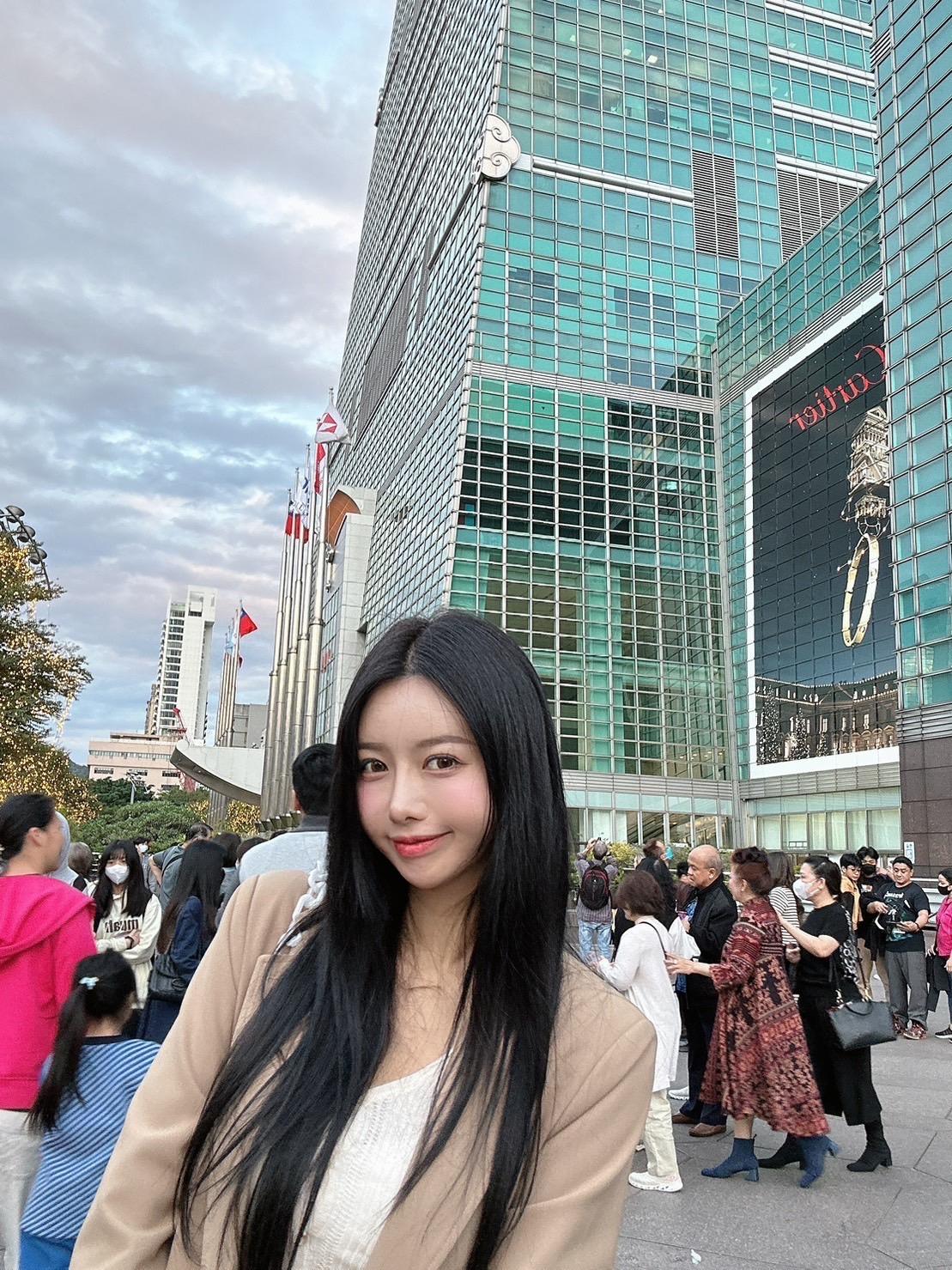李雅英曾到過台北一零一。(圖/雲豹提供)