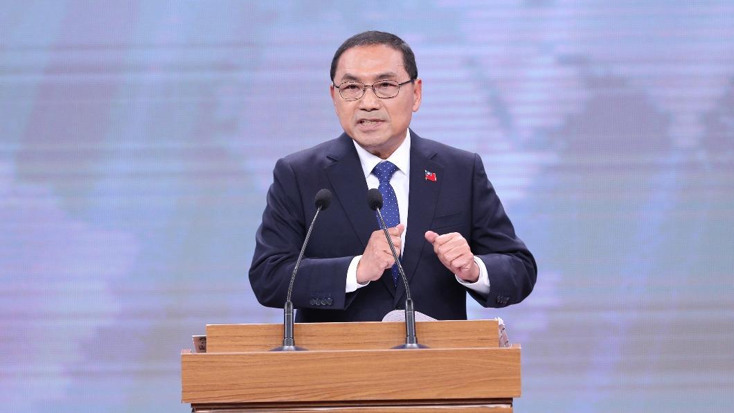 2024總統大選電視辯論會今(30)日下午登場。(圖/台北市攝影記者聯誼會提供)