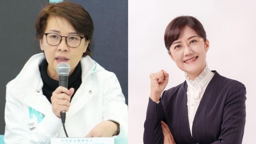 劉韋巡發表對黃珊珊、柯美蘭不滿之情。（圖／翻攝自民眾黨提供、柯美蘭臉書）