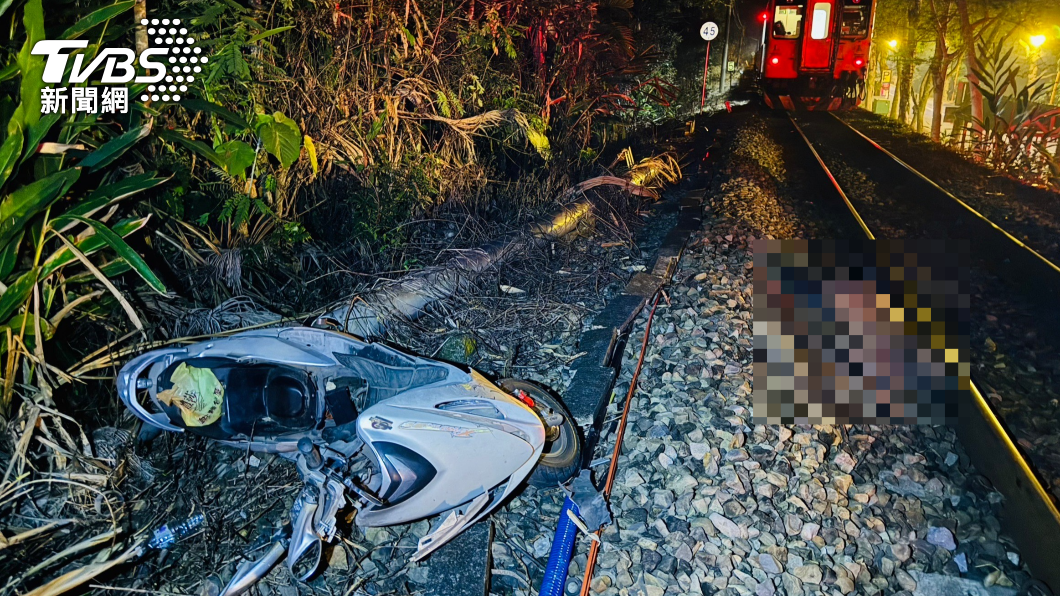 南投驚悚「機車撞火車」!60歲男屍躺軌道 頭顱破裂慘死