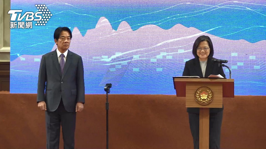 賴清德、蔡英文(圖/TVBS)