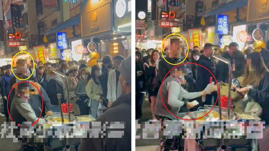 一中街「正義哥」持麥大聲勸糖葫蘆攤撤離 老闆不甩雙方僵持不下