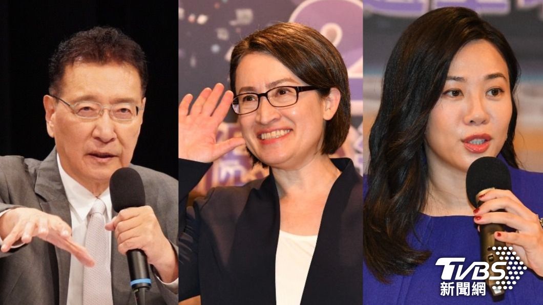 2024副總統候選人趙少康、蕭美琴、吳欣盈。(圖/TVBS)