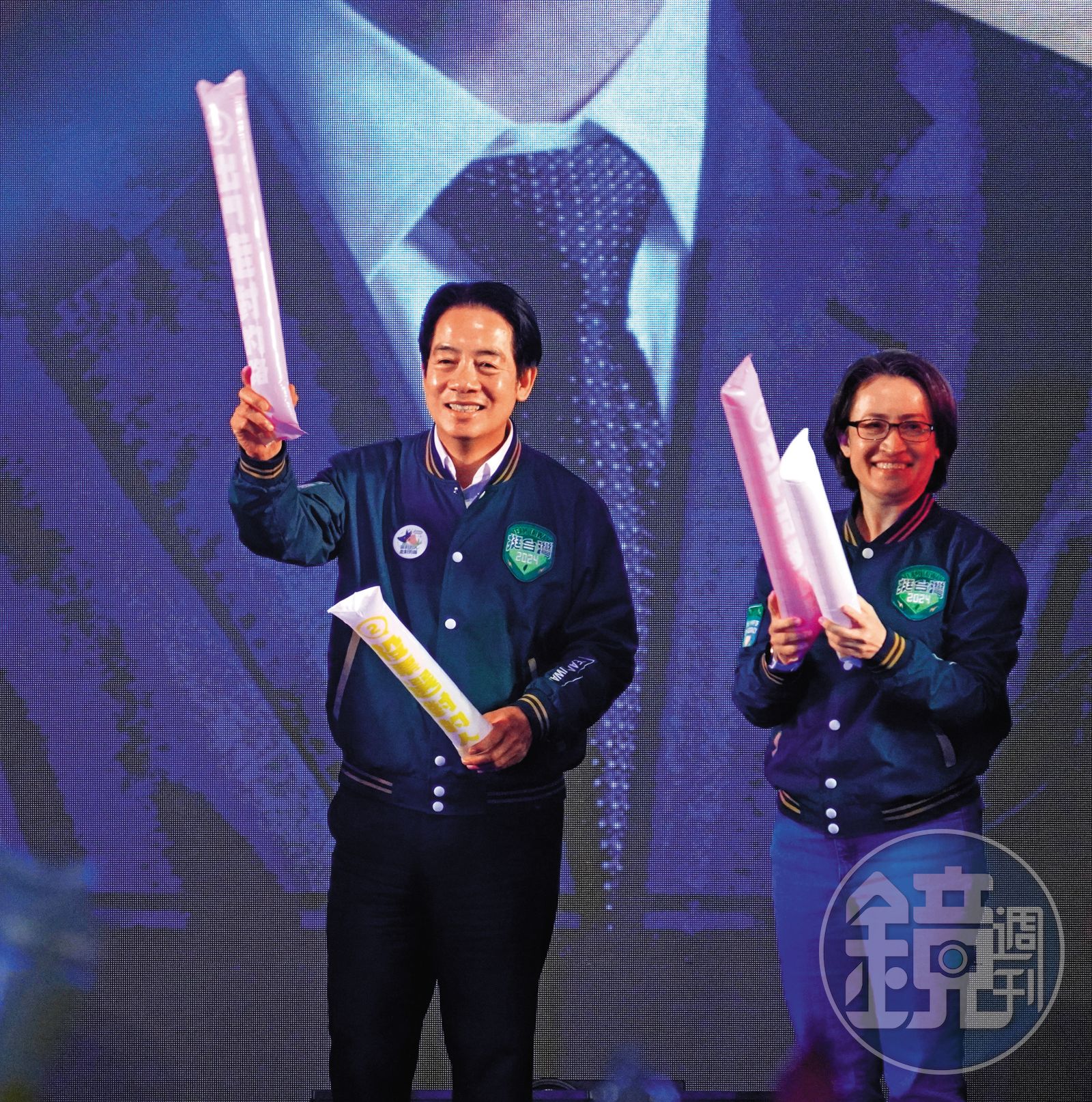 賴蕭配聲勢雖領先對手,但綠營內部對立委選情不敢掉以輕心。(圖/鏡週刊)