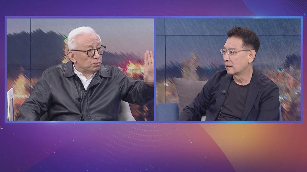 曹興誠和趙少康對談。(圖/三立提供)